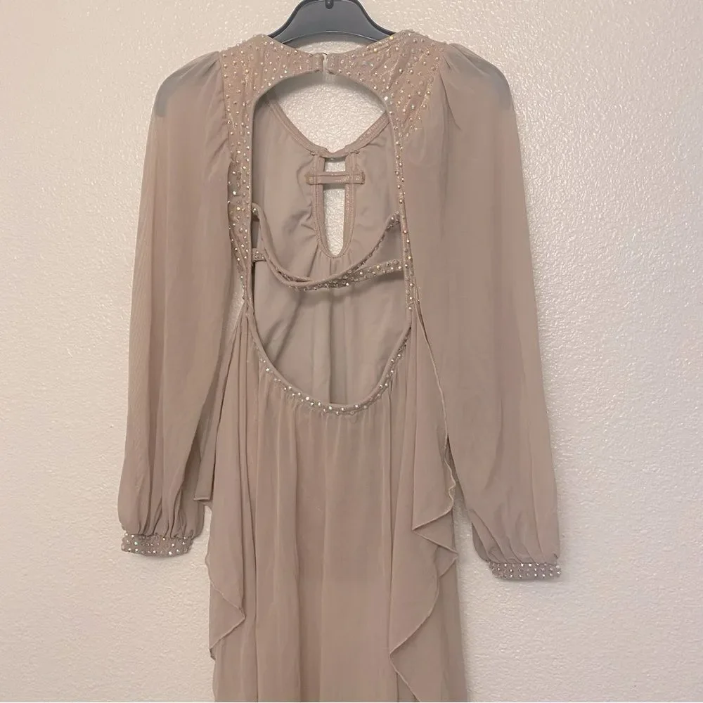 Tenth House solo custom 2 Die 4 Dance dress costume tan beige MYSTIC TD23413 LC